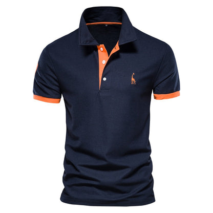 Herren Polo T-shirt Klassisk Bomull 7