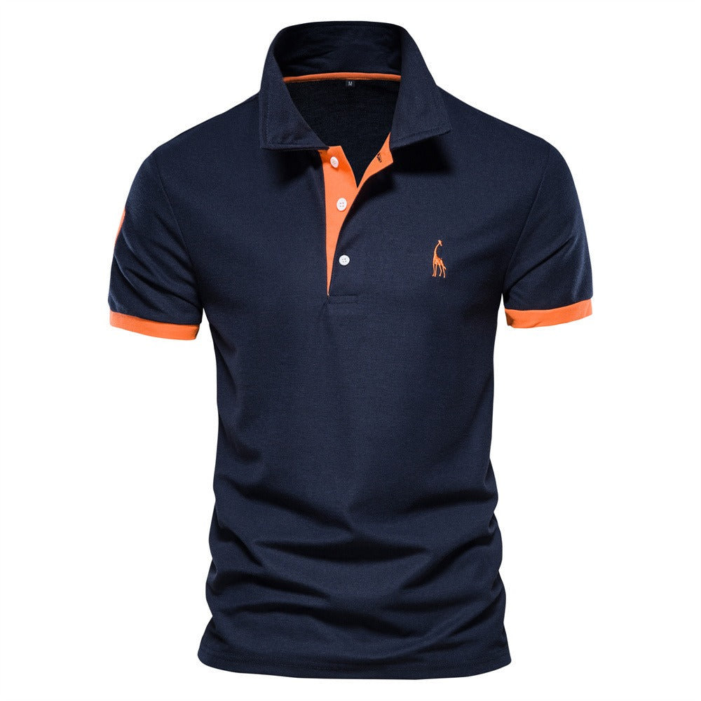 Herren Polo T-shirt Klassisk Bomull 1