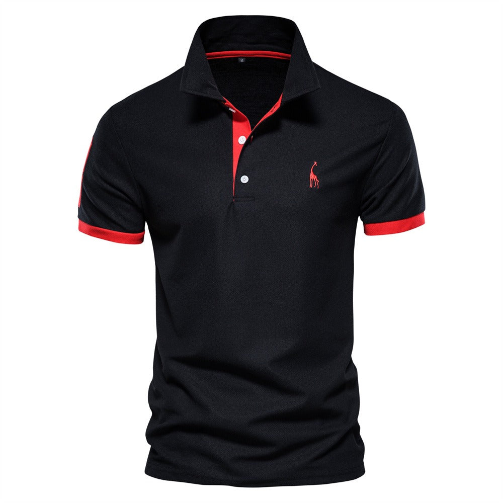 Herren Polo T-shirt Klassisk Bomull 4