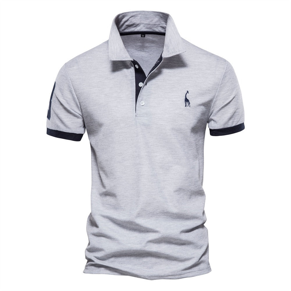 Herren Polo T-shirt Klassisk Bomull 12