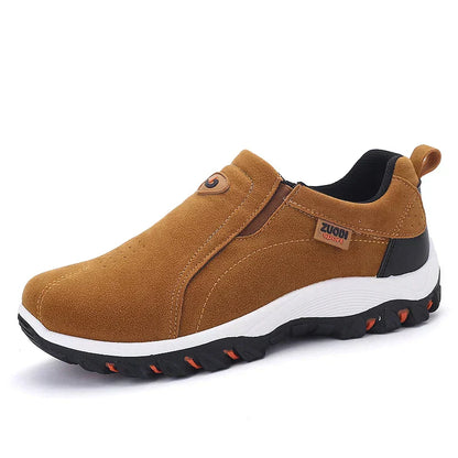 Ortopediska Vandringsskor för Herrar – Lätta och Ventilerande Gummiskor, Slip-On Design, Stöd för Fotens Naturliga Rörelse 5