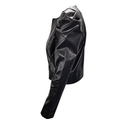 Damjacka Figurnära Syntetläder Trendig Design-6