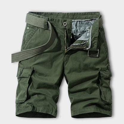 Herr Shorts Justerbart Bälte Lätt Bomull 5