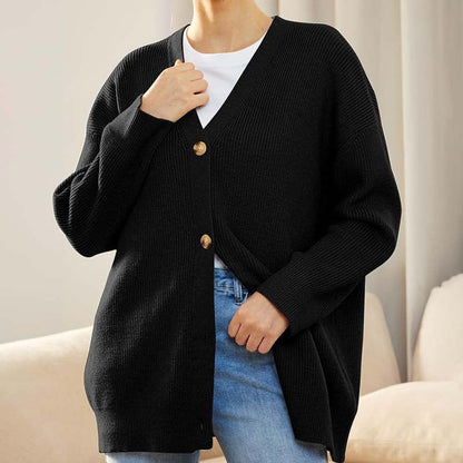 Variant image for Dam Öppen Kofta Mjuk Stickad Komfortabel Design-5