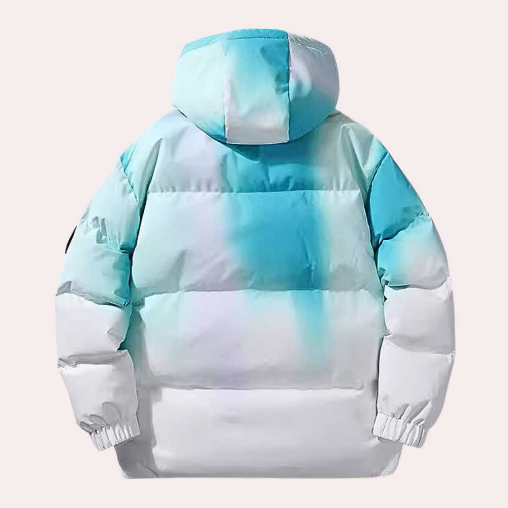 Herr Vinterjacka Modern Design Isolerande Material-2