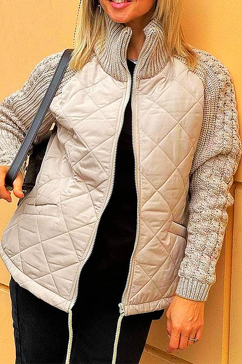 Damjacka Modern Design Med Praktiska Fickor Högkvalitativ Polyester-2