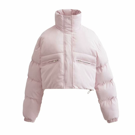 Damjacka Överdimensionerad Polyester Bomull-1