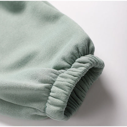 Dam Träningskläder Uppsättning Hoodie och Joggingbyxor Polyester och Bomull-4