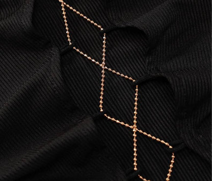 Dam Byxor Set med Ståkrage Polyester-6