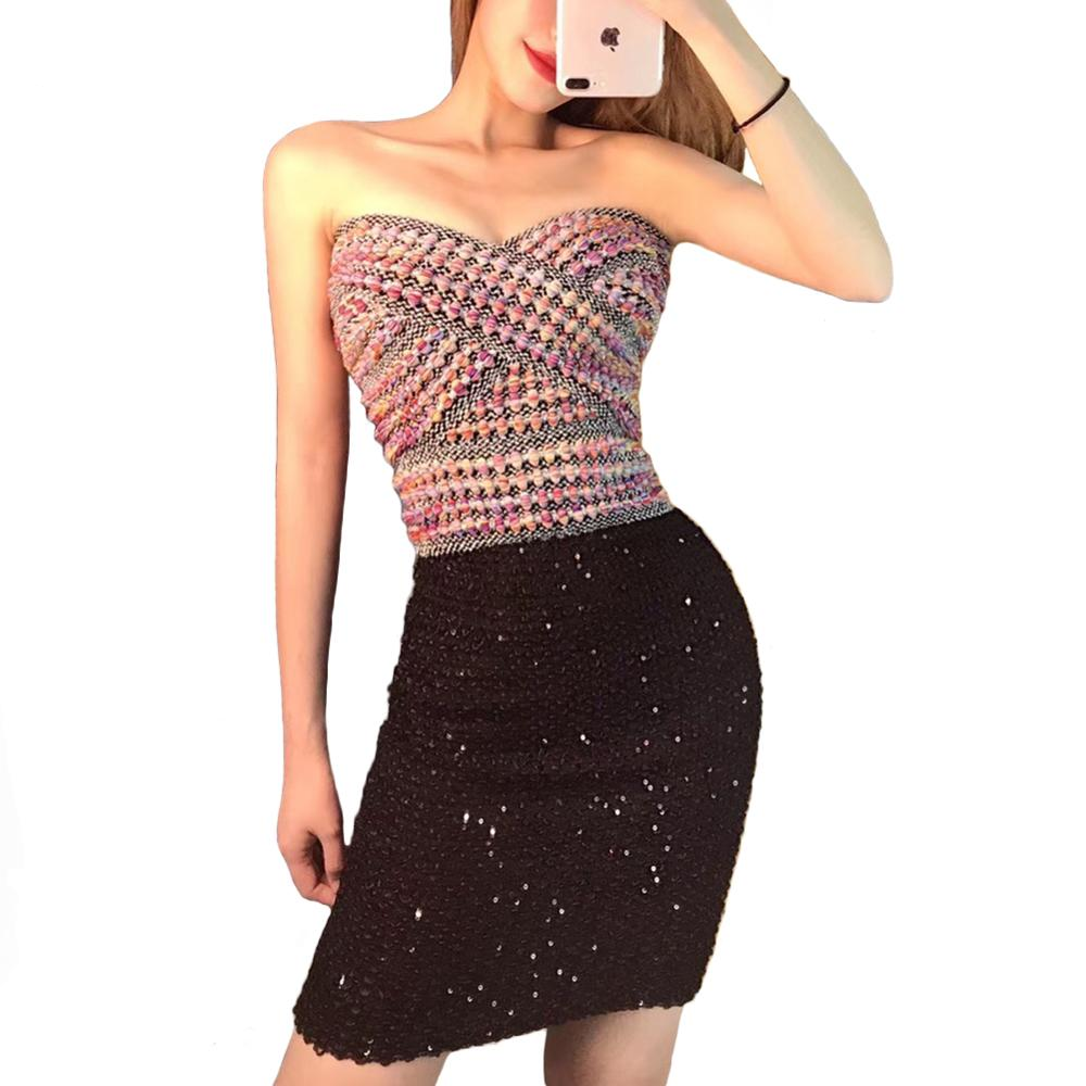 Dam Topp Beskuren Ränder Acetatpolyester-4