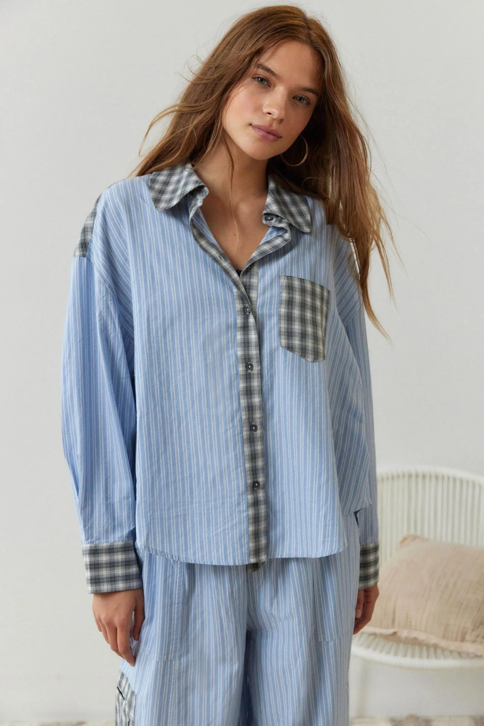 Variant image for Dam Pyjamas 2-delad Vintage Stil Polyester-6
