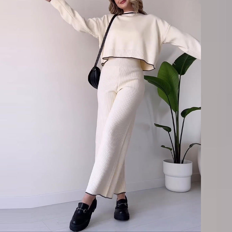 Dam Festtoppar Rundhalsad Monokrom Polyester-5