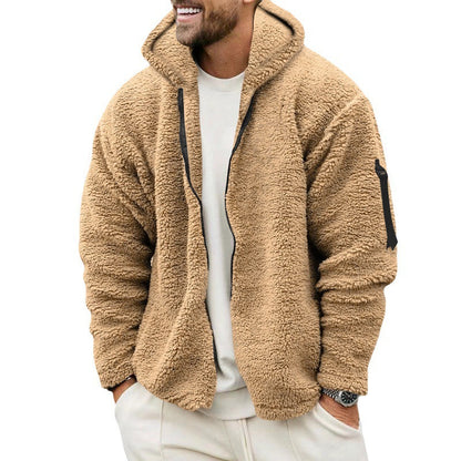 Herrjacka Puffjacka Vinter Trendig Syntetisk Fiber-4