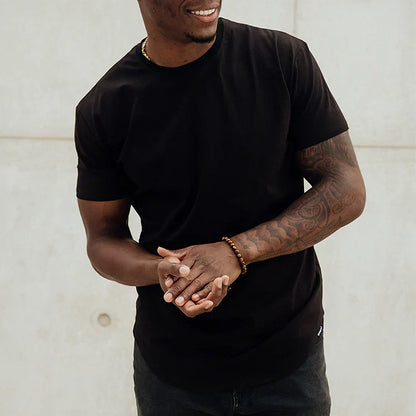 Variant image for Herr T Shirt Sportig Stil i Mjuk Polyester för Träning och Fritid-17