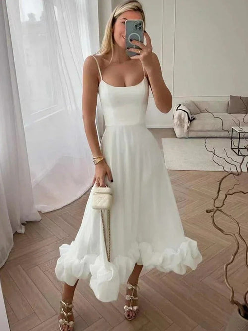 Fina Dam Klänningar Slitlös Tidlös Design Högkvalitativt Material-1