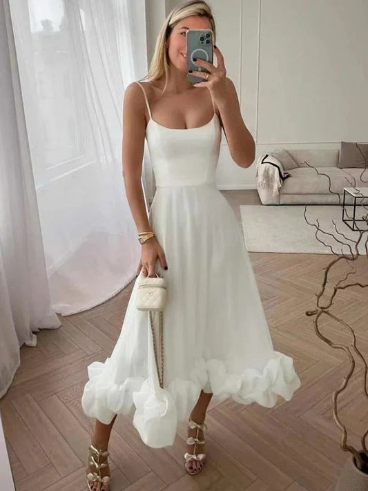 Fina Dam Klänningar Slitlös Tidlös Design Högkvalitativt Material-1