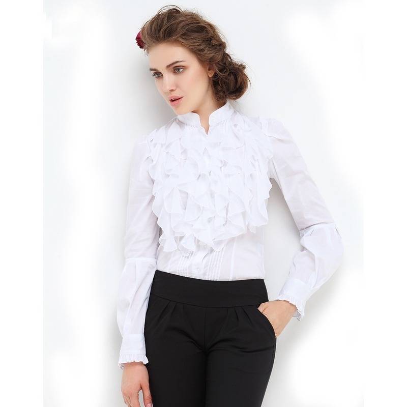 Dam Bodysuit Lång Ärme Ståkrage Polyester-4