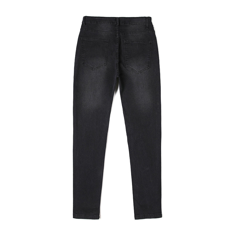 Herr Slim-Fit Pennbyxor Urban Stil Högkvalitativ Bomull-3