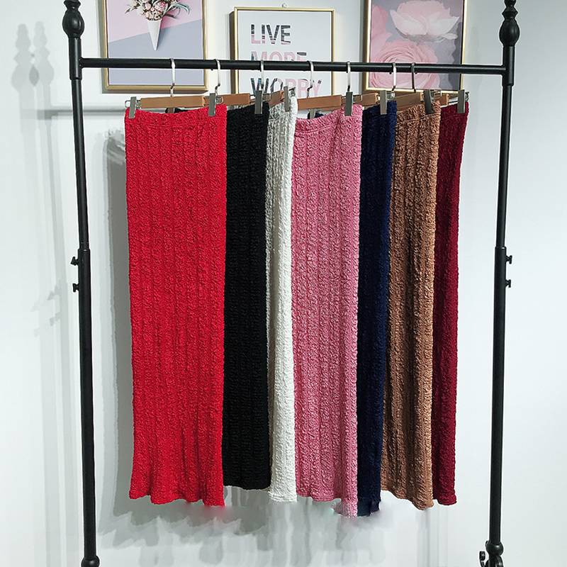 Kvinnors Pennkjol i Bomull och Lanon, Svart, Fotledslängd, Empire Midja-2