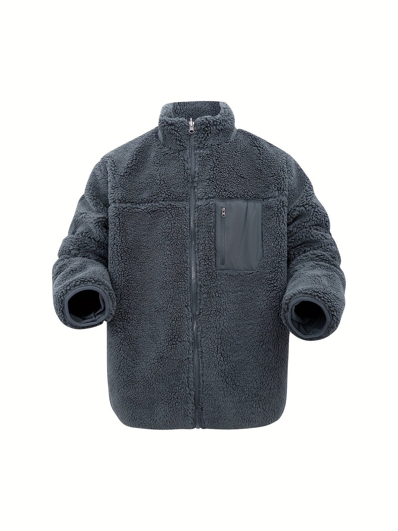 Variant image for Dam Vinterjacka Teddy Högkrage Fleece för Kalla Dagar-13