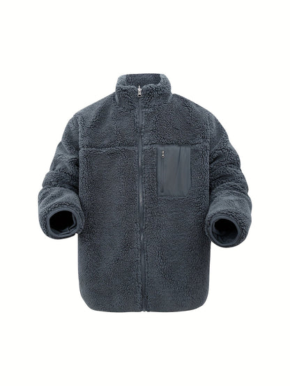 Variant image for Dam Vinterjacka Teddy Högkrage Fleece för Kalla Dagar-13