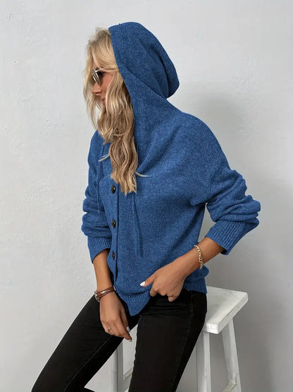 Dam Vinterkardigan Tidlös Elegant 100% Akryl-5