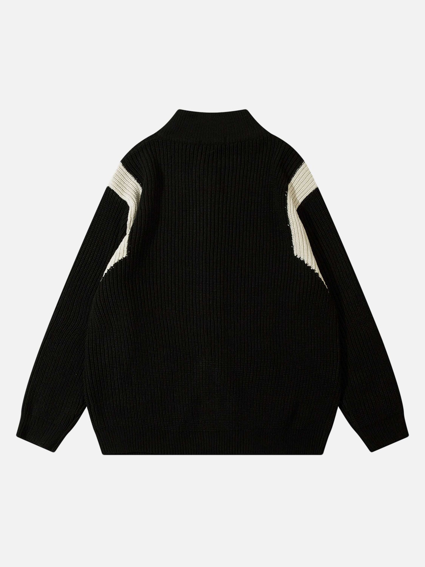 Herrjacka Vävd Med Blixtlås Polyester Klassisk Stil-2