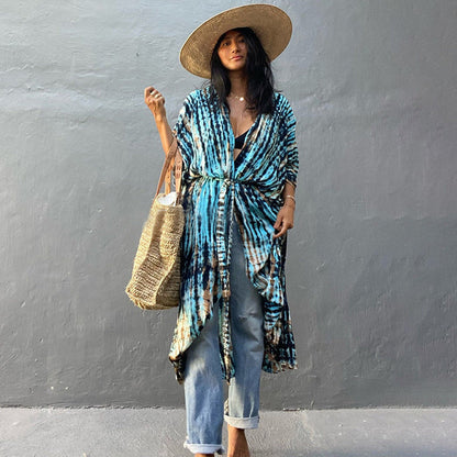 Variant image for Dam Strandklänning Lätt och Luftig Polyester Elegant Design-21