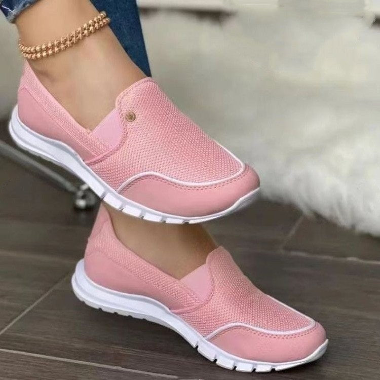 Kvinnors Loafers Klassisk Stil Läder-2