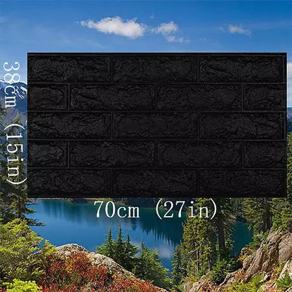 Variant image for Väggdekoration 3D Klistremerker Självhäftande Skum 70x38 cm-3