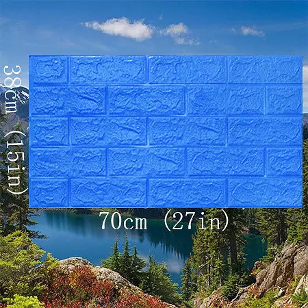 Variant image for Väggdekoration 3D Klistremerker Självhäftande Skum 70x38 cm-4