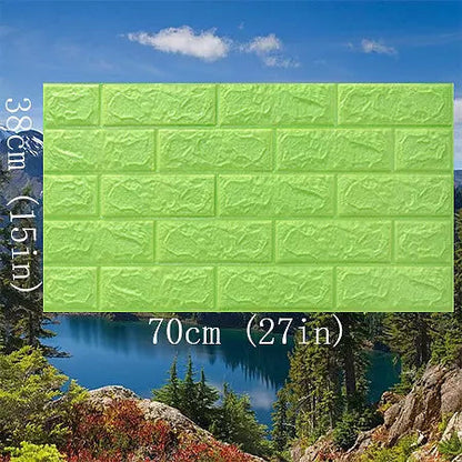 Variant image for Väggdekoration 3D Klistremerker Självhäftande Skum 70x38 cm-5