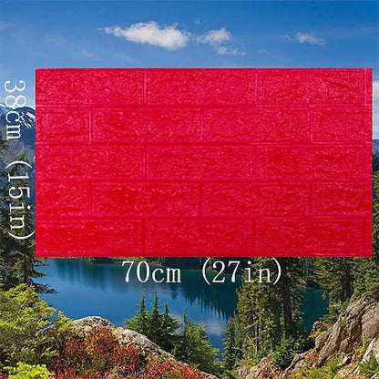 Variant image for Väggdekoration 3D Klistremerker Självhäftande Skum 70x38 cm-6