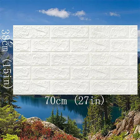 Variant image for Väggdekoration 3D Klistremerker Självhäftande Skum 70x38 cm-7