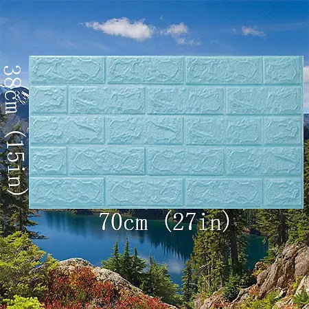 Variant image for Väggdekoration 3D Klistremerker Självhäftande Skum 70x38 cm-8