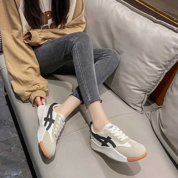 Herrar Sneakers Ortopedisk Flexibel Andningsbart Tyg-4