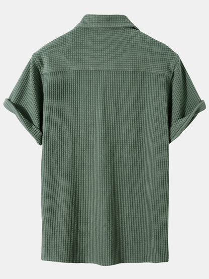 Herrskjorta Modern Design Högkvalitativt Material 100% Bomull 2