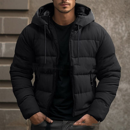 Damjacka Nedjacka Med Huva Justerbar Passform Tjockt Quiltat Material-1