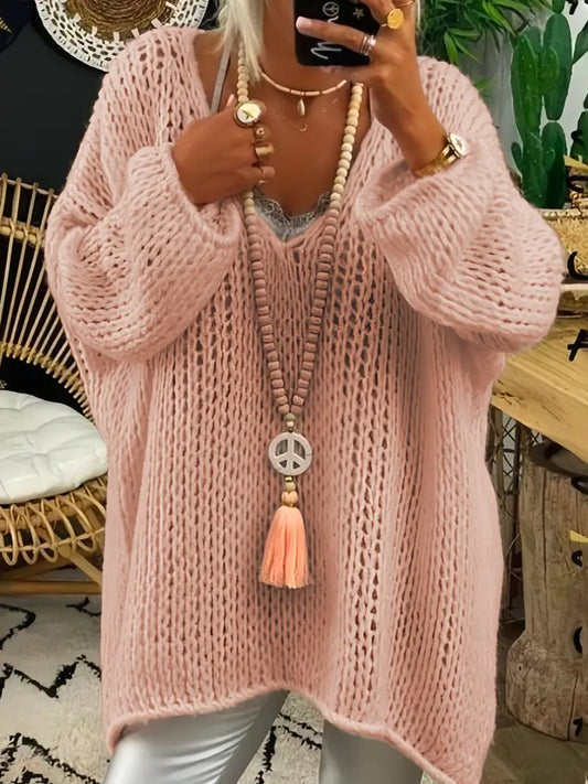 Dam Tröja Avslappnad 100% Bomull Trendig Snitt-1