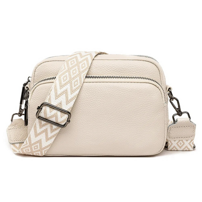 Damväska Messenger Kompakt Läder Stilren Design-4