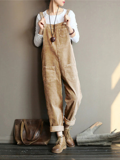Dam Overall Bred Ben Sammet Elegant Högkvalitativt Material 4