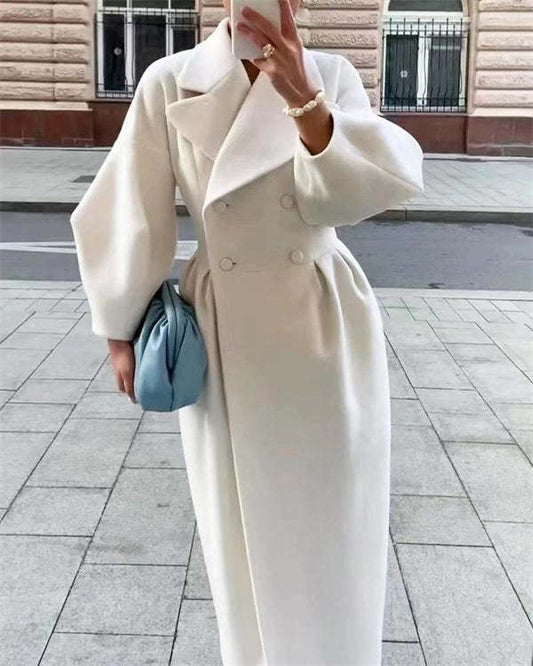 Kvinnors Trench Coat Modern Ull-1