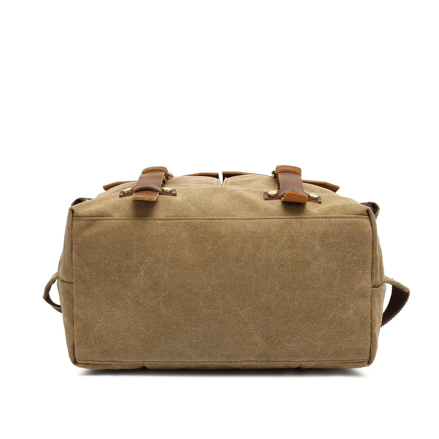 Unisex Ryggsäck Vattentät Vintage Design Vaxad Bomull och Läder-6
