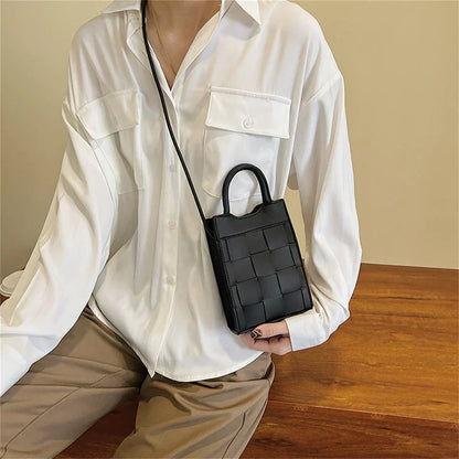 Handväska Dam Vintage Design Veganläder Kompakt-2