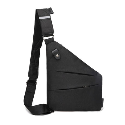 Unisex Crossbody Väska Vattentålig Robust Material Med Djupa Fickor 7