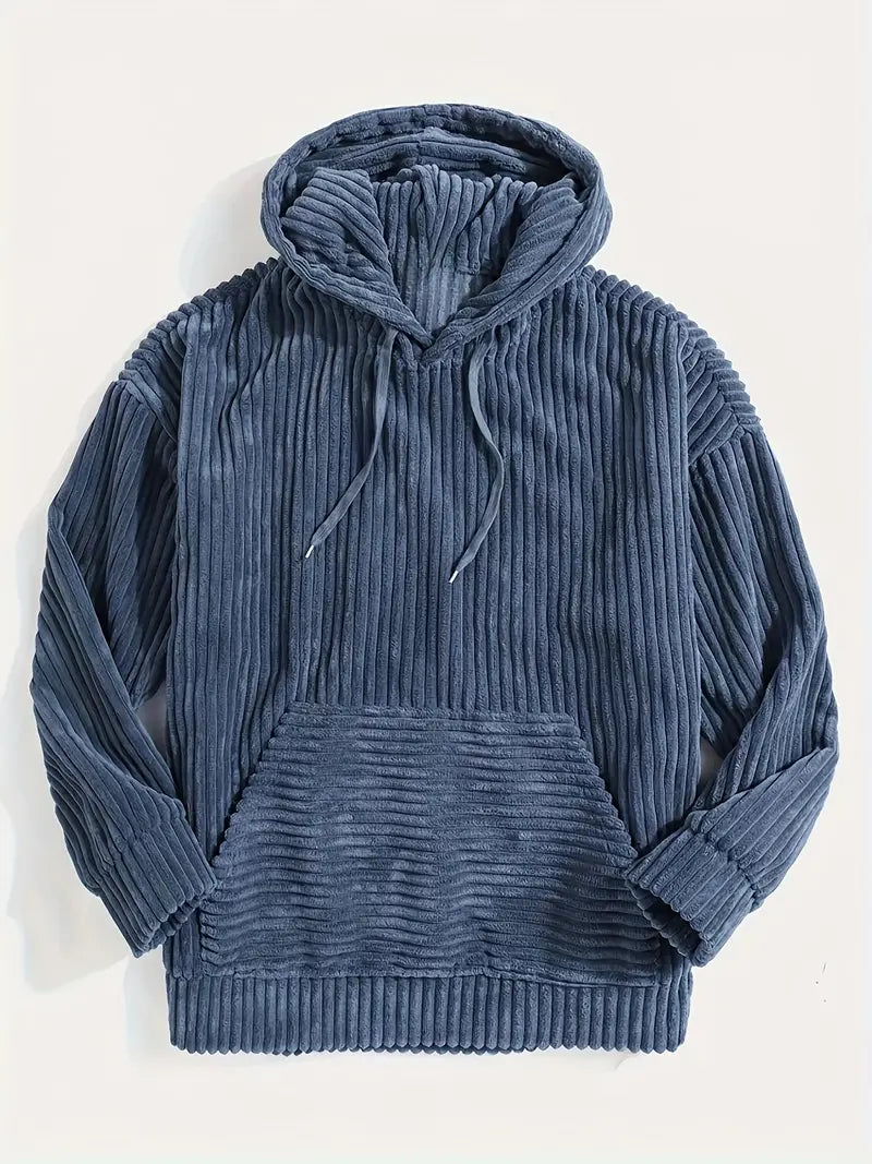 Variant image for Hoodie Herr Minimalistisk Design Mjuk Bomull-1