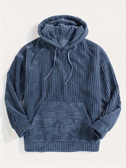 Variant image for Hoodie Herr Minimalistisk Design Mjuk Bomull-1