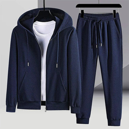 Kvinnor Loungewear Set Avslappnad Våffelstickad Design Mjuk Blandningstyg-4