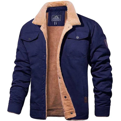 Damjacka Bomberjacka Sherpa Fleece Vindtät-5