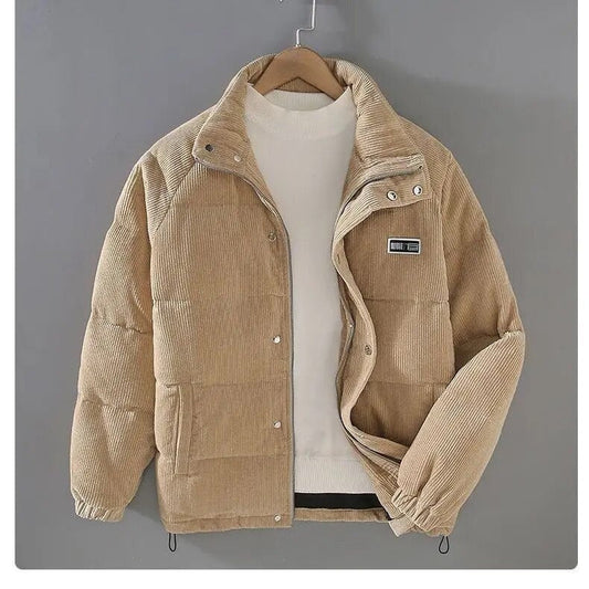 Unisex Vinterjacka Lätt Polyester med Praktiska Fickor – Modern Design för Kalla Dagar 1